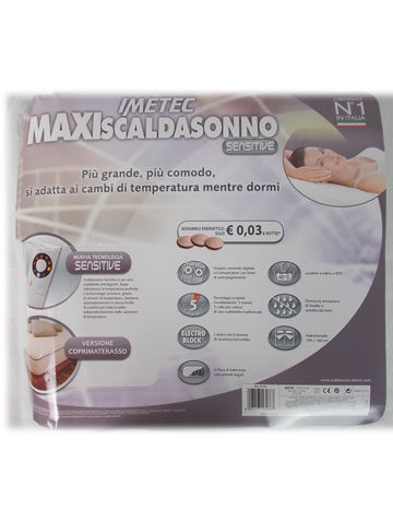 Scaldasonno Matrimoniale Imetec Con Angoli.Laminato E Finto Parquet Scaldasonno Elettrico