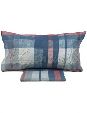 lenzuola-una-piazza-e-mezza-white-home-tartan-rosso-e-blu