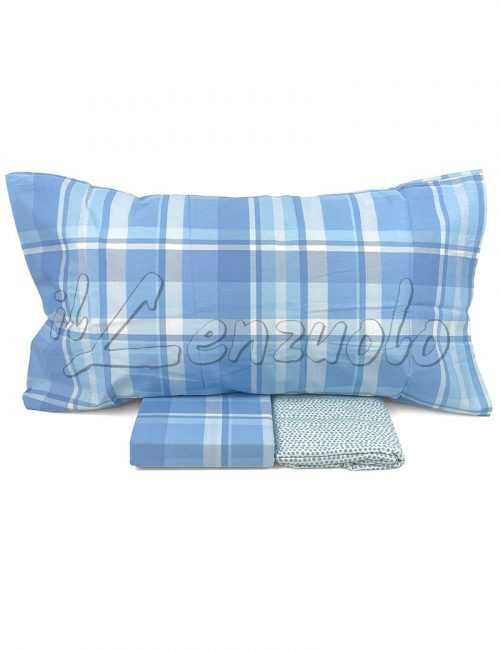 lenzuola-una-piazza-e-mezza-white-home-tartan-azzurro