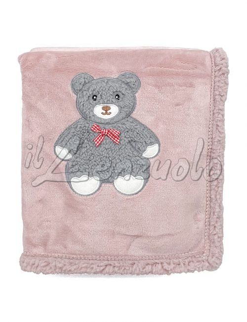 plaid-coperta-baby-bear-rosa